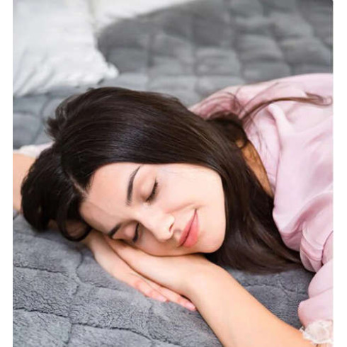 Vyhrievacia elektrická deka 180x130 cm, sivá