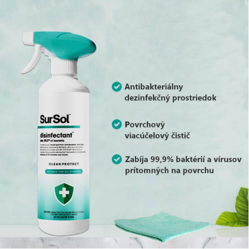 Antibakteriálny sprej na povrchy 500ml