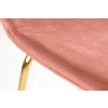 Designová barová židle Scandinavia altrosa Gold - starorůžová