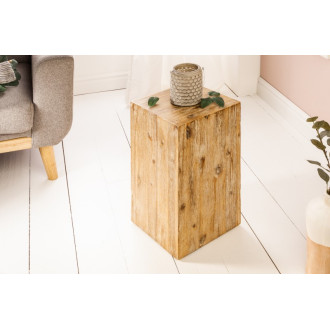 Drevený odkladací stolík Columna - 50 cm