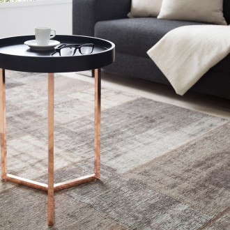 Štýlový konferenčný stolík Modul - odnímateľný, 40 cm čierny