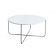 Konferenční stolek Noble mramor white - bílý 60 cm