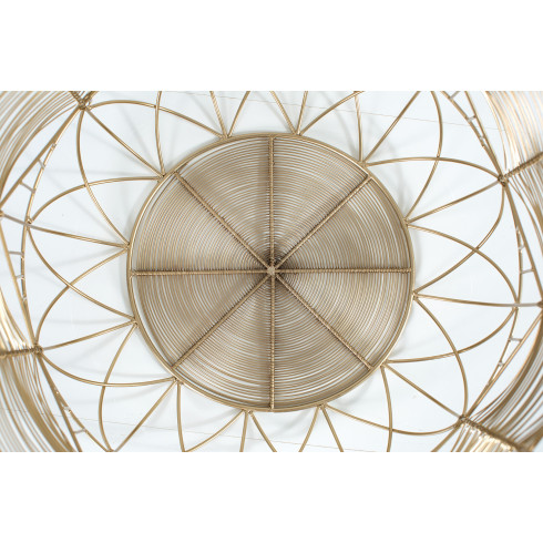 Konferenčný stolík Storage gold - odnímateľný, 42 cm - šedý