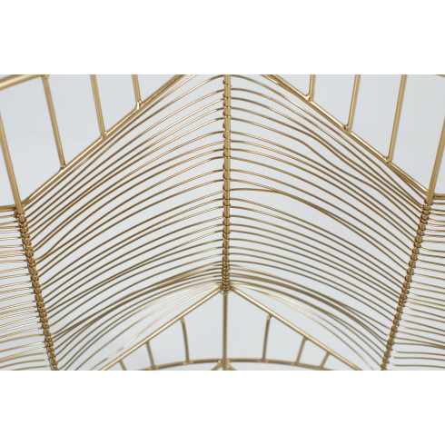 Konferenčný stolík Storage gold - odnímateľný, 42 cm - šedý