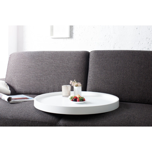 Stylový konferenční stolek Modular - odnímatelný, 60 cm bílý