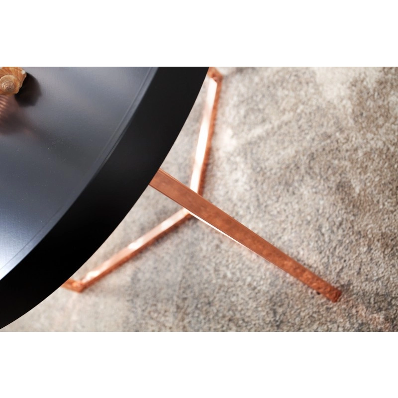 Štýlový konferenčný stolík Modular - odnímateľný, 60 cm čierny