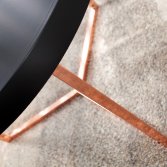 Štýlový konferenčný stolík Modular - odnímateľný, 60 cm čierny