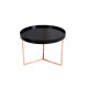 Stylový konferenční stolek Modular - odnímatelný, 60 cm černý