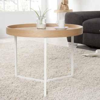 Štýlový konferenčný stolík Modular - odnímateľný, 60 cm dub