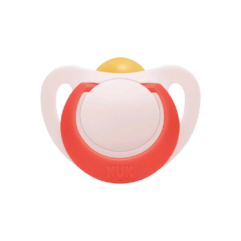 Kojenecký latexový dudlík 18-36 m – červený