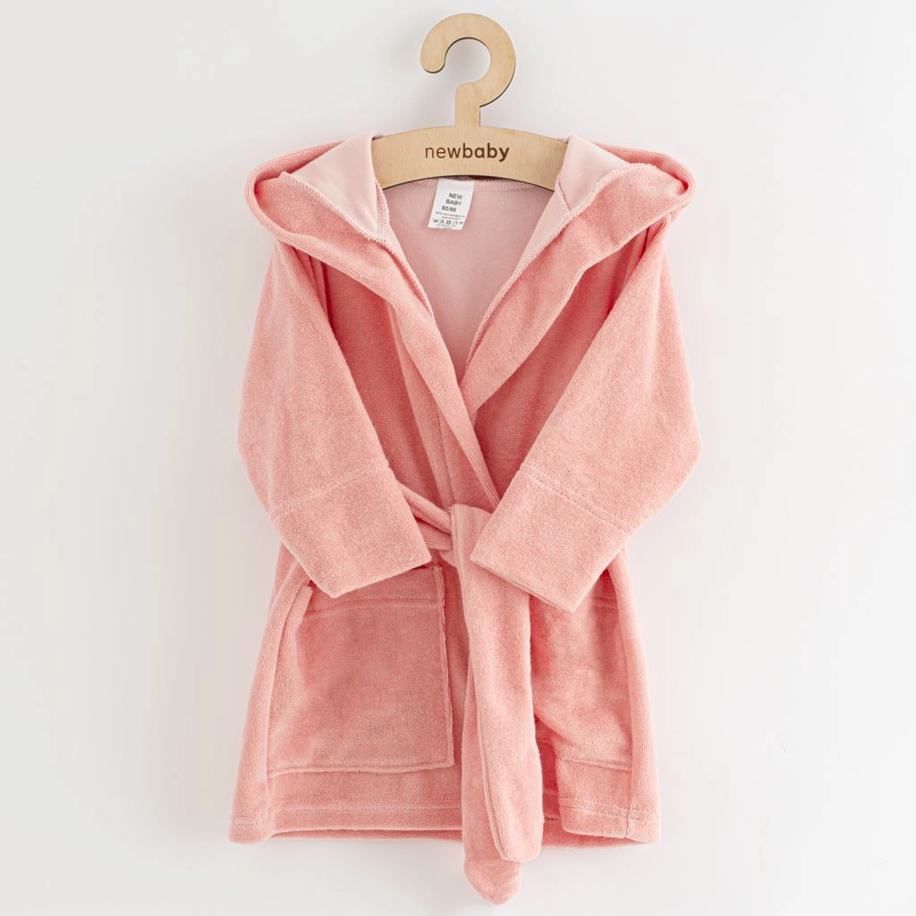Dětský froté župan New Baby comfortably 92/98 - růžový