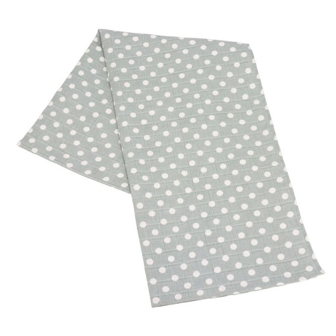 Látková tetra osuška New baby softy 90x110 cm sivo-biela, 2 ks