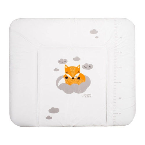 Měkká přebalovací podložka s motivem lišky, 85x70 cm