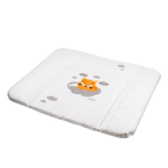 Mäkká prebaľovacia podložka s motívom líšky, 85x70 cm