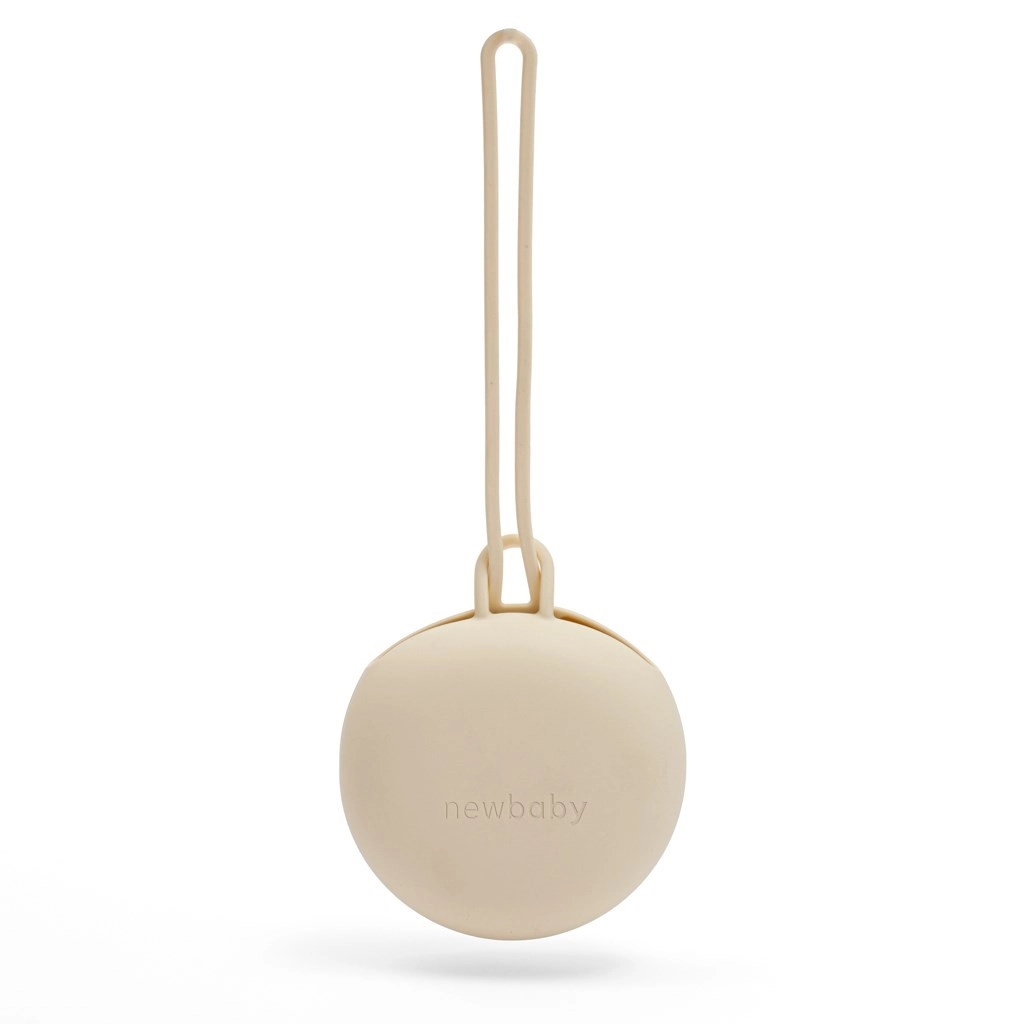 Silikonový obal na dudlík New baby - béžový