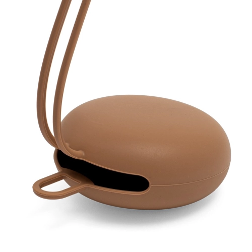 Silikonový obal na dudlík New baby - hnědý