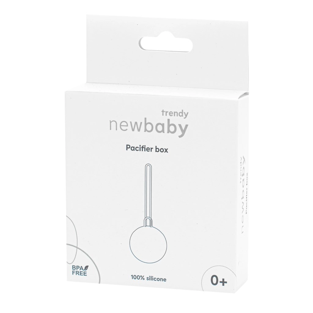 Silikonový obal na dudlík New baby - hnědý