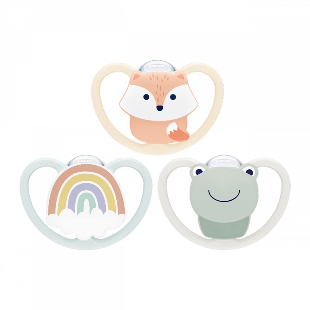 Dudlík Space Duha 0-6m