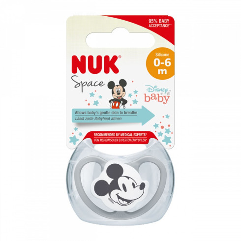 Cumlík Space Mickey Mouse 0-6m - červený