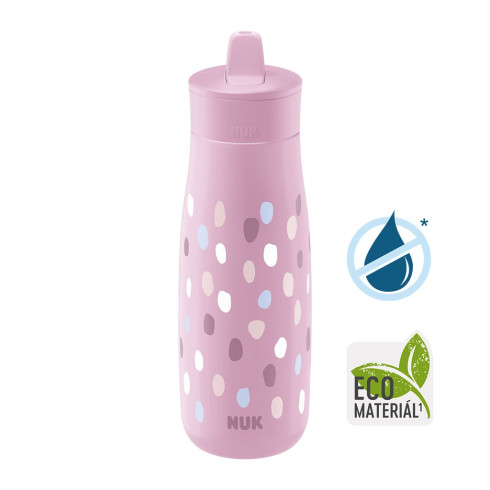Detská fľaša Nuk Mini-Me flip 12+m - 450 ml ružová