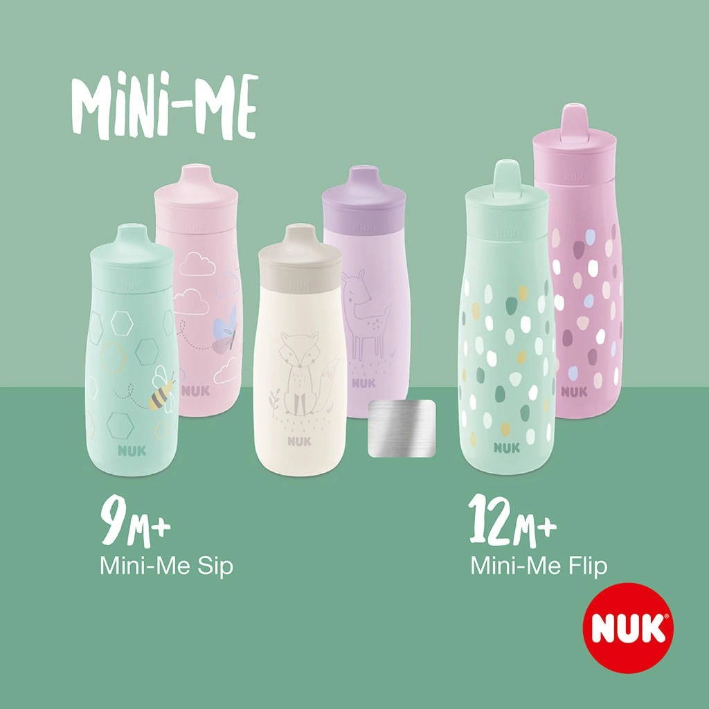 Dětská lahev Nuk Mini-Me flip 12+m - 450 ml zelená