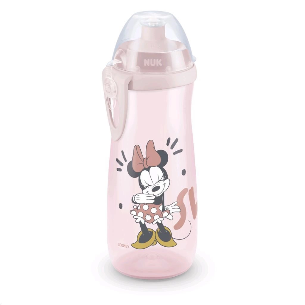 Dětská láhev Nuk Sports Cup Disney - 450 ml růžová