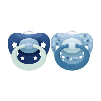 Dojčenský cumlík 6-18m 2ks pre chlapca