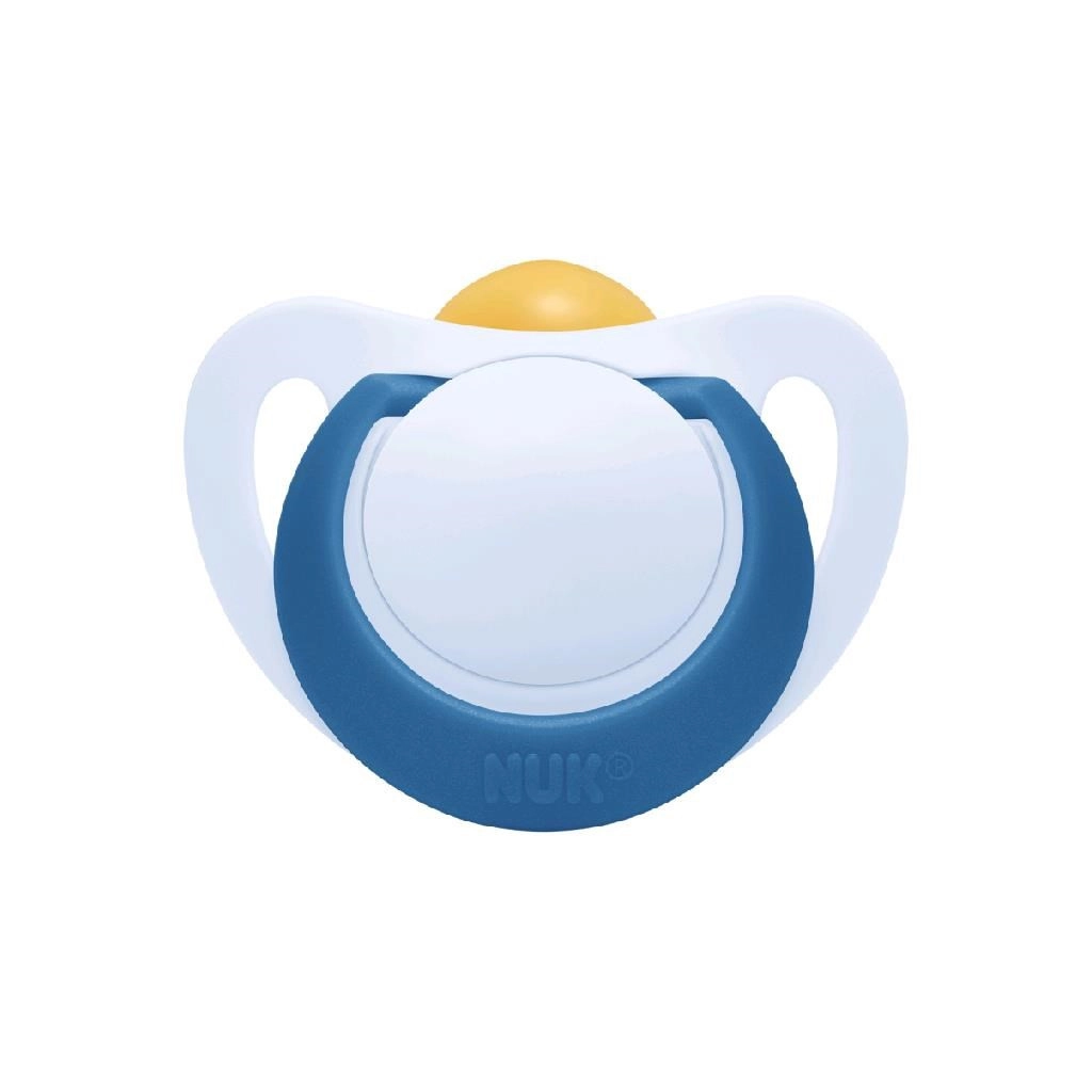 Kojenecký latexový dudlík 18–36 m, modrý