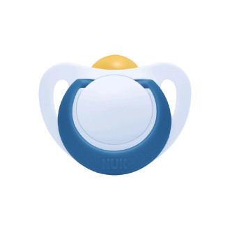 Dojčenský latexový cumlík 18-36 m, modrý