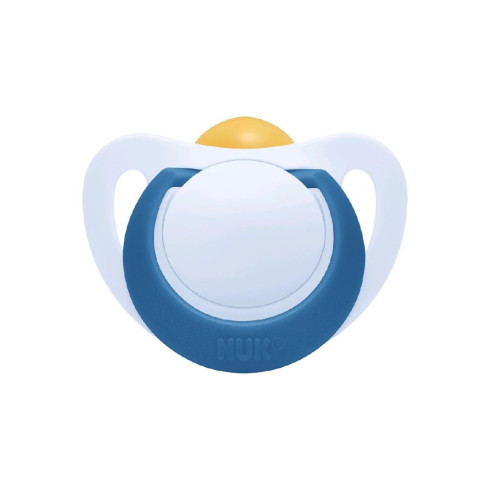 Kojenecký latexový dudlík 18–36 m, modrý