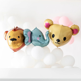 3D folijski balon Medvedek, 59 x 58 cm