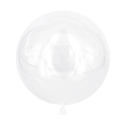 Balón Bobo 40 cm - priehľadný 1 ks