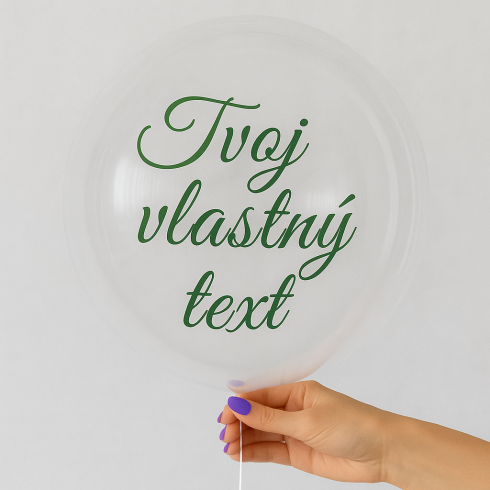 Balón Bobo - Váš vlastný text na balón