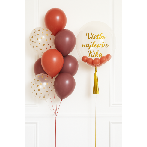 Balón Bobo - Váš vlastný text na balón