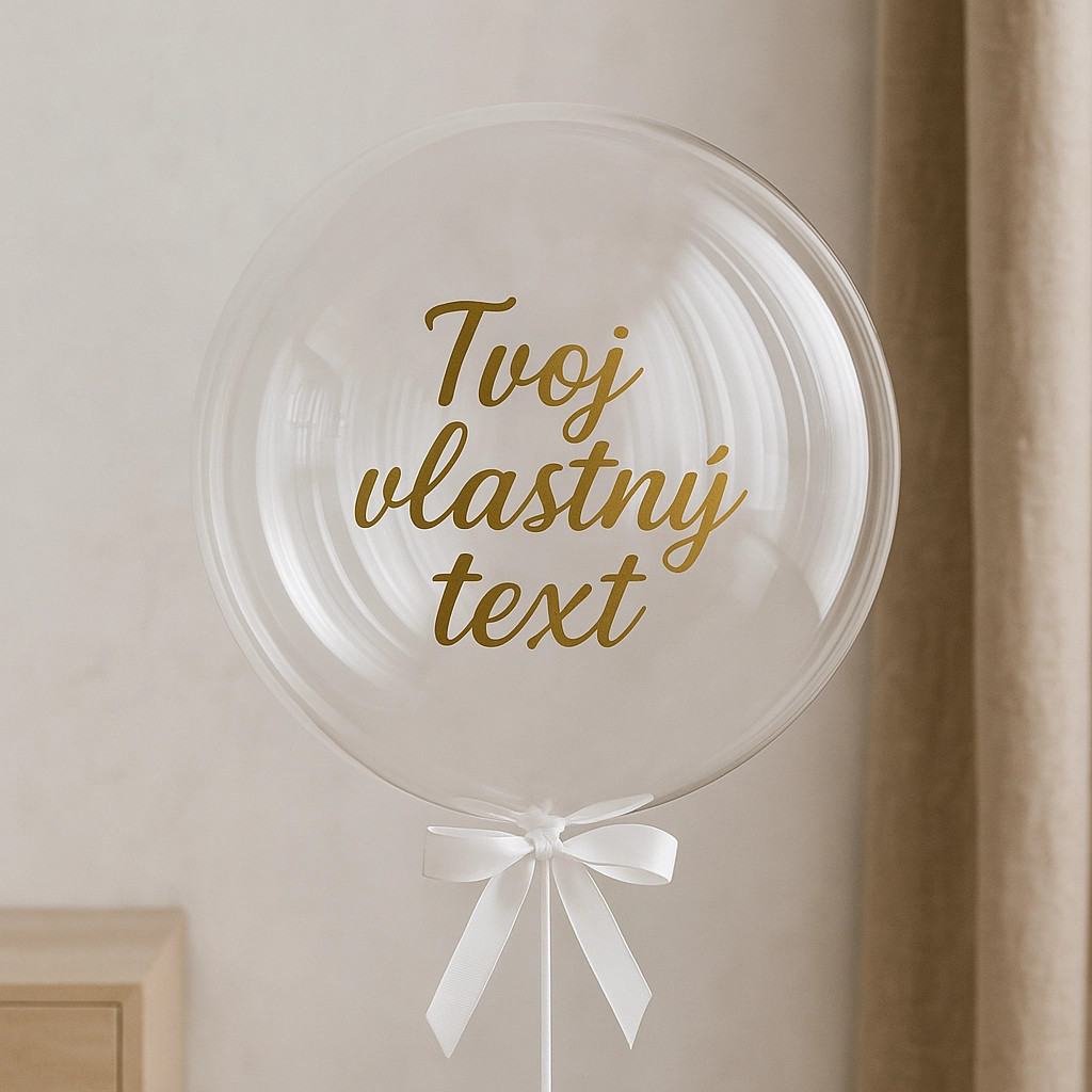 Balón Bobo - Váš vlastný text na balón