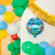 Balón Happy Birthday Autá 45 cm