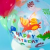 Balon Happy Birthday - Dinozaur 45 cm