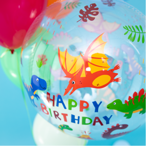 Happy Birthday lufi – Dinoszaurusz, 45 cm Happy Birthday lufi – Dinoszaurusz, 45 cm