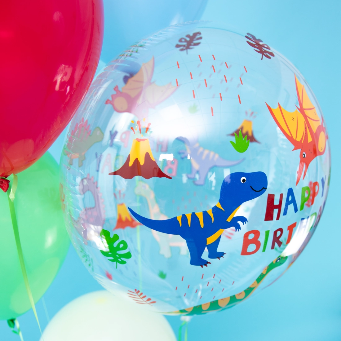 Balon Happy Birthday - Dinozaur 45 cm