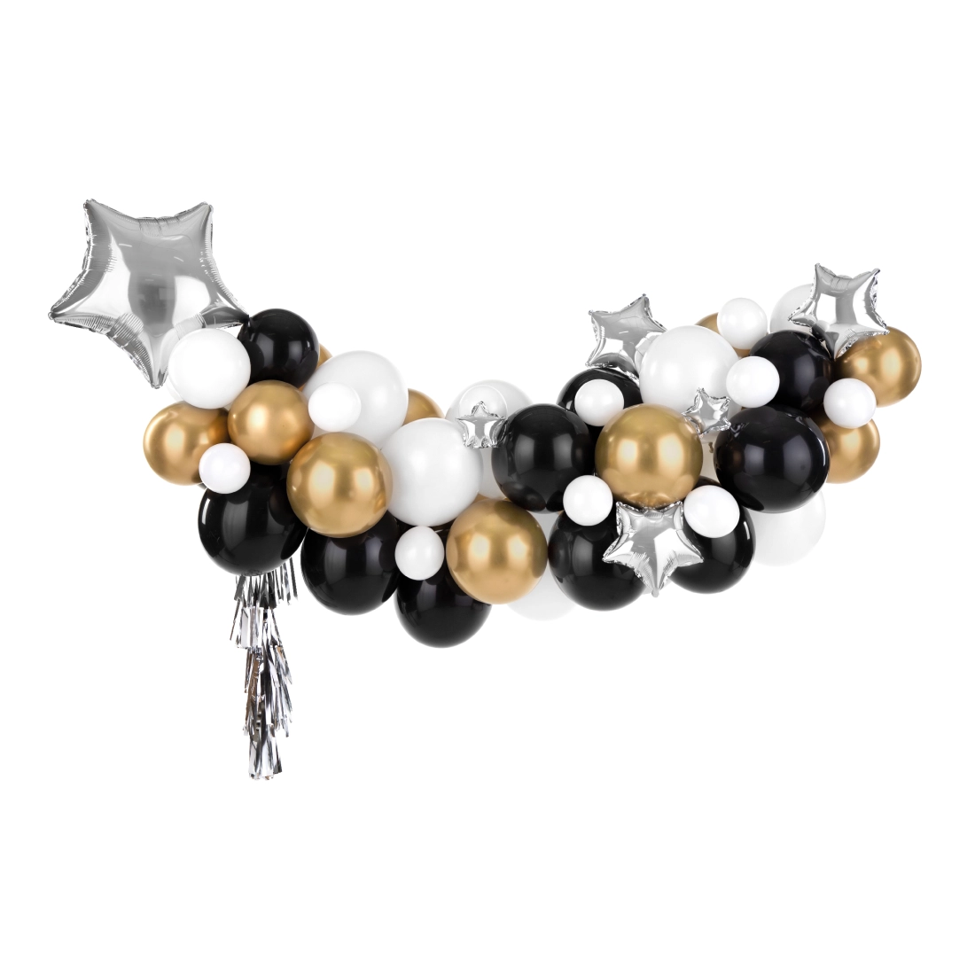 Ghirlandă cu baloane Stele mix 167x135 cm