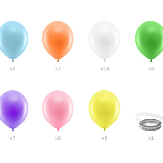 Balonasta girlanda Rainbow 200 cm