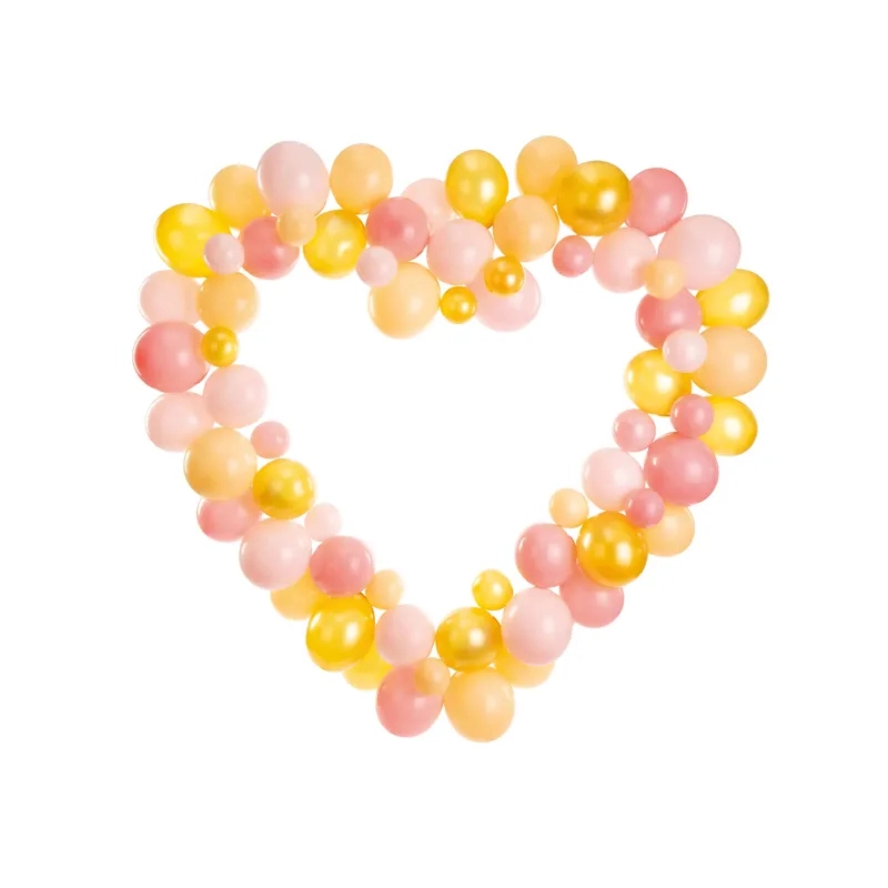 Lufis szív girland, 160 cm