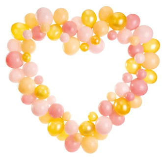 Balonski venec Srce, 160 cm