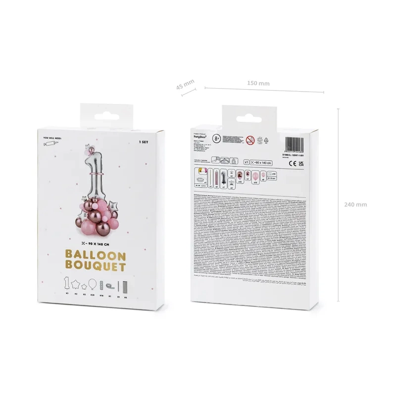 Luficsokor 1-es szám, rózsaszín, 90×140 cm