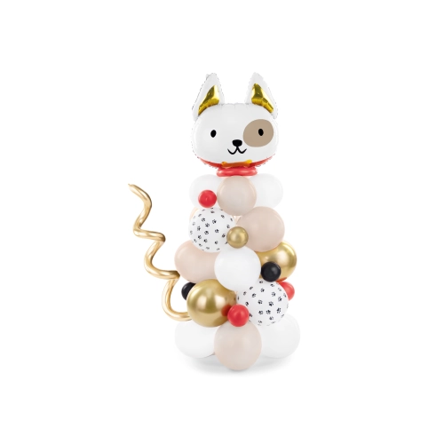 Buchet de baloane Cățeluș, mix, 83x155 cm