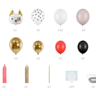 Balonasti šopek Psiček mix 83x155 cm