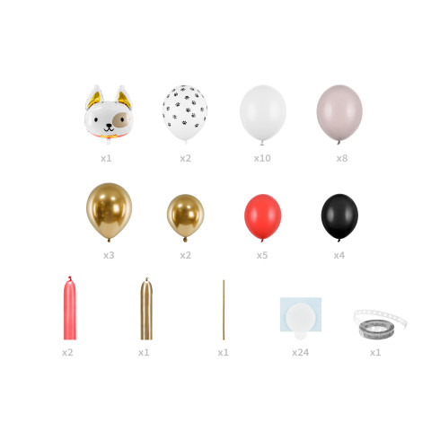 Balonasti šopek Psiček mix 83x155 cm