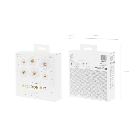 Komplet balonov Cvetovi 40–50 cm, mešane velikosti