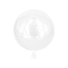Bobo lufik 40 cm – átlátszó latex dekorációs lufik, 50 db