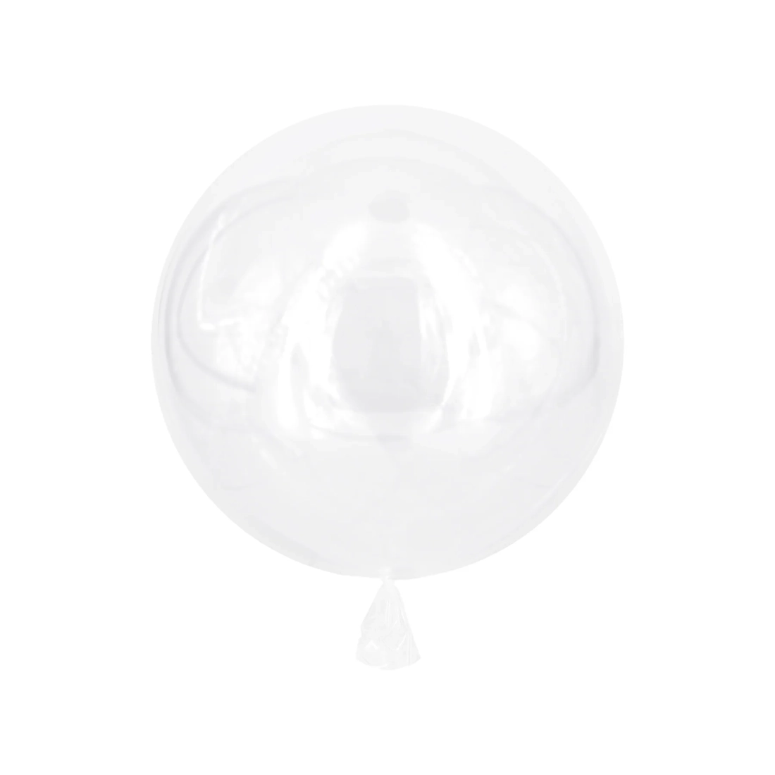 Bobo lufik 40 cm – átlátszó latex dekorációs lufik, 50 db